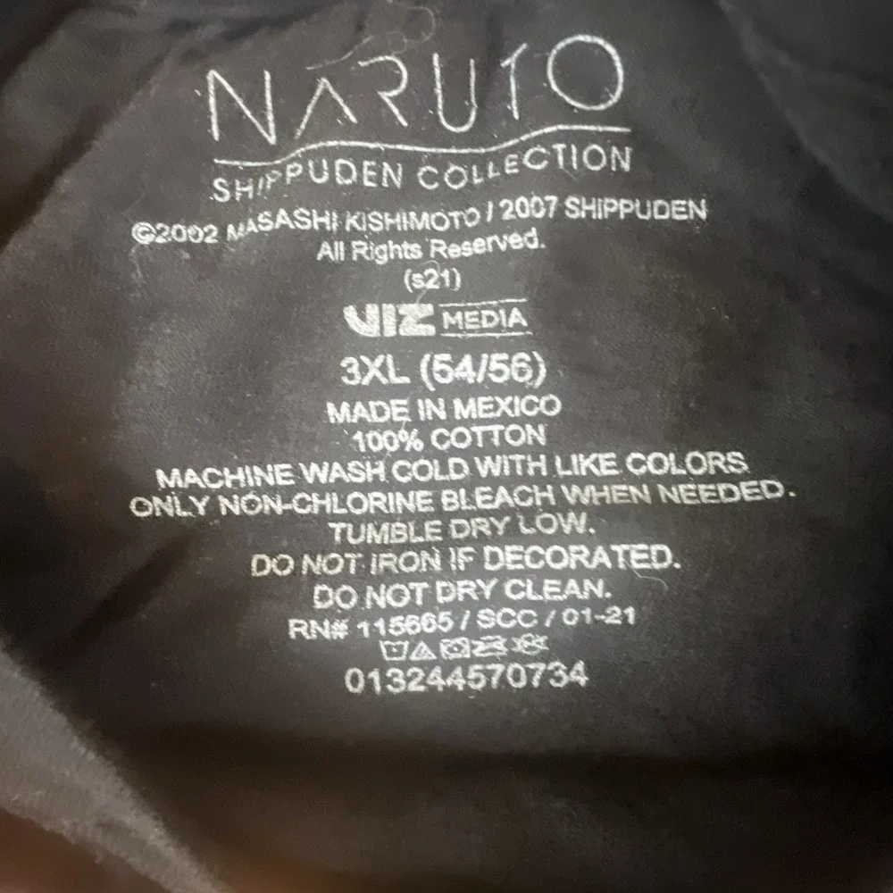Naruto Shippuden‎ Collection T-Shirt Men Size 3XL Ichiraku Ramen Shop
